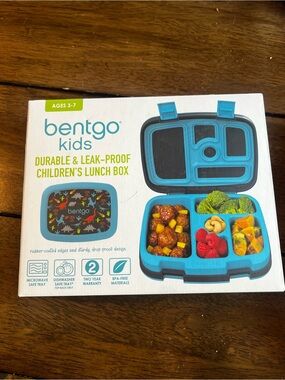 bentgo kids Durable & Leak-Proof Blue Children's Lunch Box